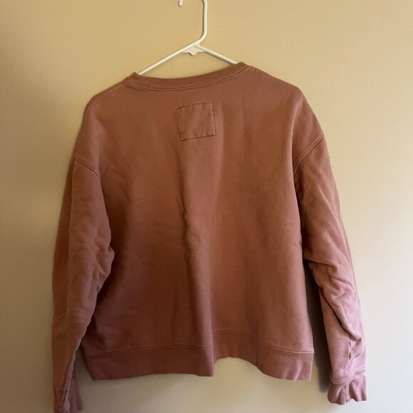 Girlfriend Collective 50/50 Birch Sweatshirt Crewneck Pullover Lounge sporty - Picture 3 of 14